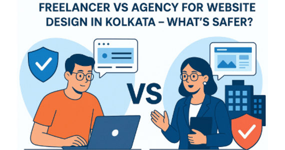 freelancer vs agency for website design in Kolkata