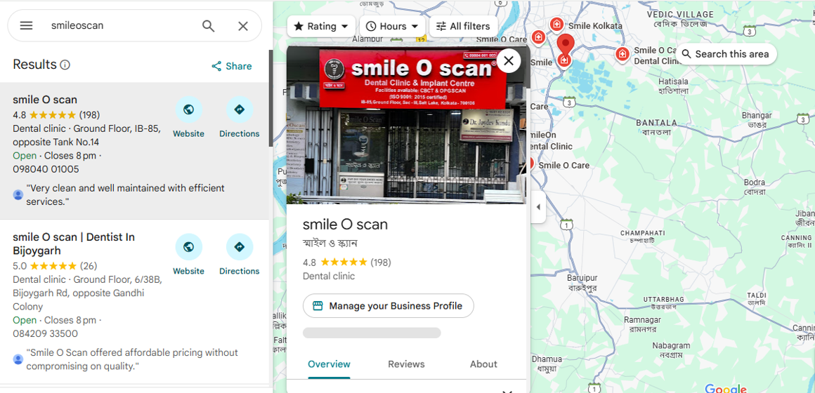 Google My Business Profile