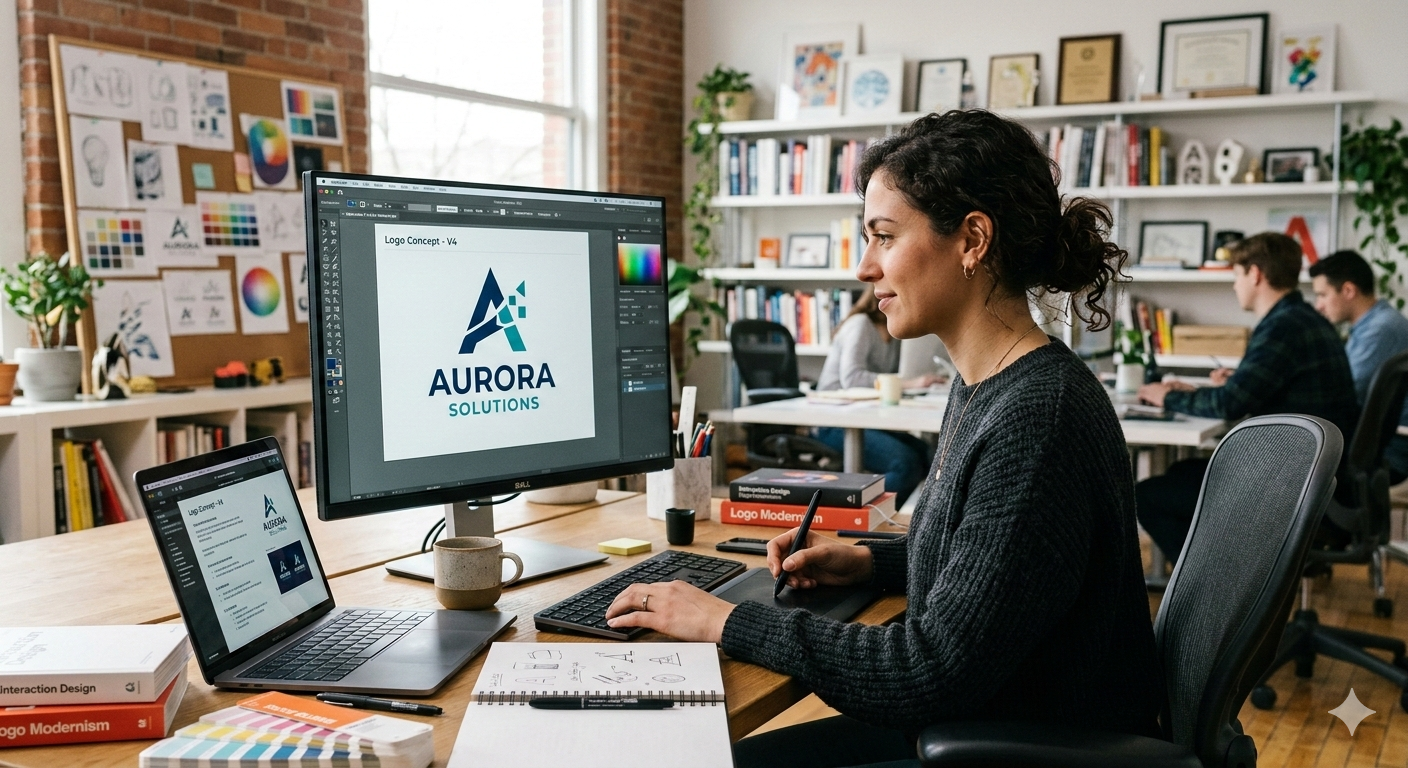 logo design company in Kolkata creating professional brand identity