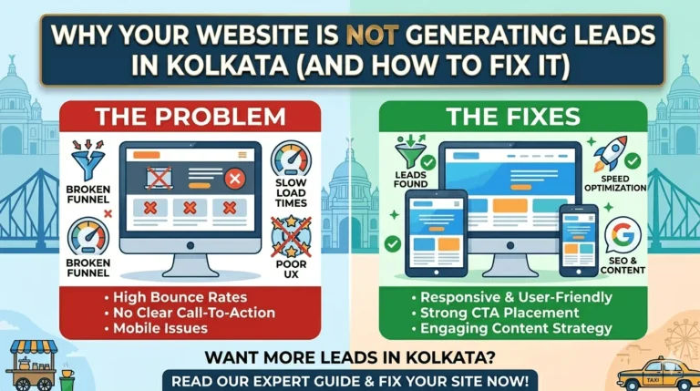 Why Your Website Is Not Generating Leads in Kolkata (And How to Fix It)