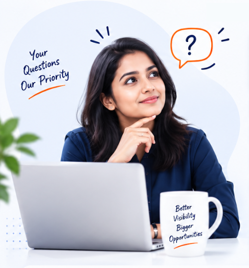 SEO questions about improving online visibility and creating better business opportunities