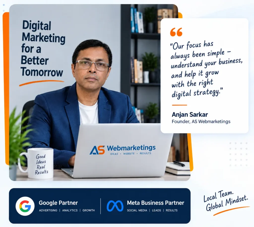 Digital marketing experts at AS Webmarketings in Kolkata